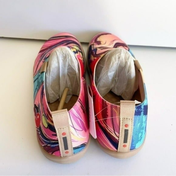 Size 10.5 NWT UIN Slip On Shoes Knitted Upper Lily Blossom - Picture 4 of 7